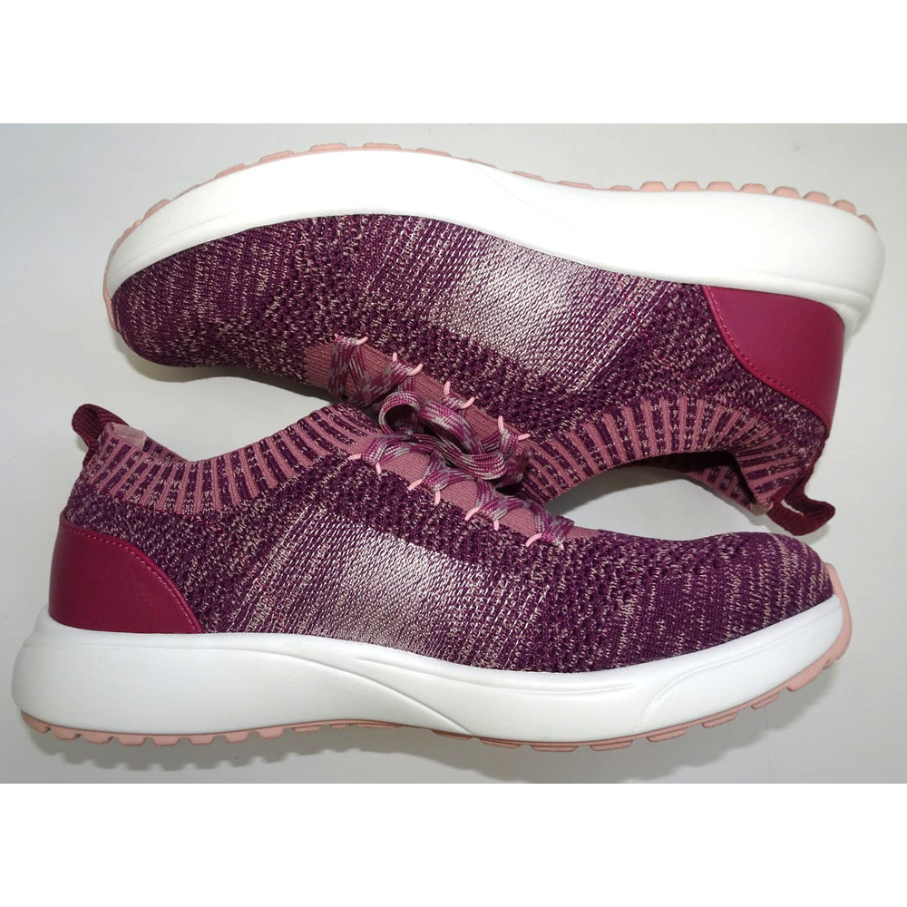 Traq by Alegria Peaq Knit Women's Sneaker Goalz- Plum, Size 5.5 - Picture 6 of 8